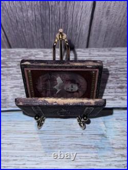 1/9th Plate Daguerreotype Of Beautiful Woman, Mid 1800's, Separated Case