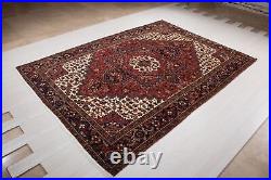 10' 1 x 7' 3 Excellent Hand-Knotted Collectible Antique Geometric Area Rug