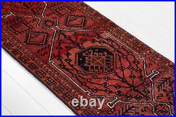 10' 5 x 2' 7 Excellent Hand-Knotted Collectible Antique Tribal Runner Rug