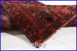 10' 5 x 2' 7 Excellent Hand-Knotted Collectible Antique Tribal Runner Rug