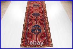 10' 8 x 3' 10 Excellent Hand-Knotted Collectible Antique Wide Tribal Runner Ru
