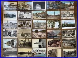 1000+ Antique Postcard Lot Only Non-USA Foreign Pre-1940's RPPC Views Collection
