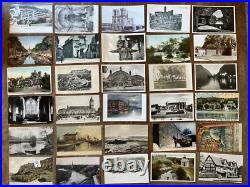1000+ Antique Postcard Lot Only Non-USA Foreign Pre-1940's RPPC Views Collection