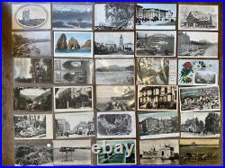 1000+ Antique Postcard Lot Only Non-USA Foreign Pre-1940's RPPC Views Collection