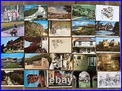 1000+ Vintage Continental Size Postcard Lot RPPCs Views Hotels Collection