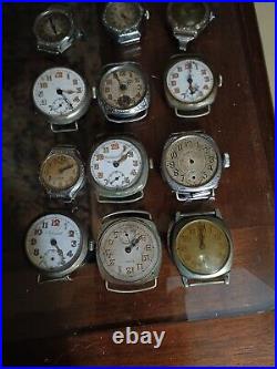 15 Vintage Trench Watch Collection WW1