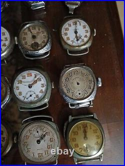 15 Vintage Trench Watch Collection WW1