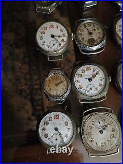 15 Vintage Trench Watch Collection WW1