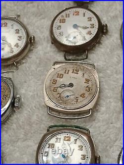 15 Vintage Trench Watch Collection WW1