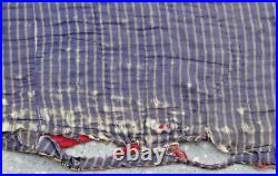 1800's STUNNING Antique Crazy Velvet Quilt Lots of Embroidery & Appliqué