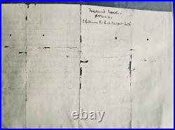 1827 Antique Note For $5000 Mass Ear & Eye Boston James Dunn Lucius Sargent