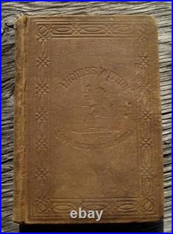 1858 ANTIQUE COOKBOOK Vintage Cookery HOME House FARM Healing RECIPES Etiquette