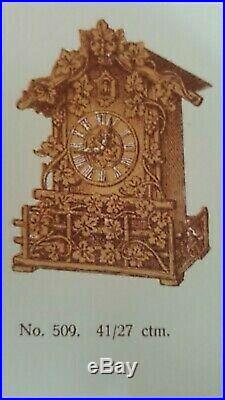 1870's Black Forest Antique Beha Shelf Cuckoo Clock Germany Model 509