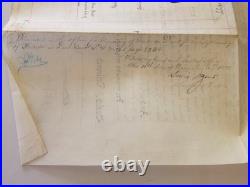 1877 antique VELLUM DEED phila pa FRANCIS SIMS doctor medicine TATTNAL PAULDING