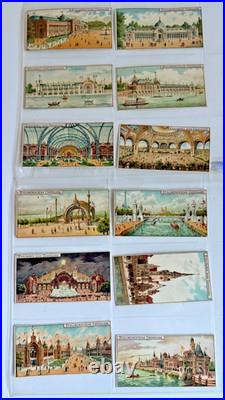 1890s 12 Antique Stollwerck Schokolade Advertising Trade Cards World's Fair