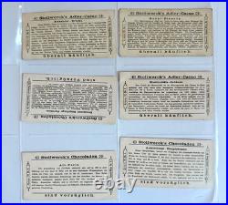 1890s 12 Antique Stollwerck Schokolade Advertising Trade Cards World's Fair