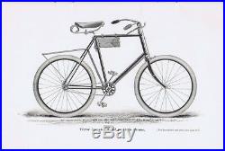 1894 Overman Wheel Victor Model D High Frame Antique Safety Bicycle Restored