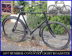 1897 HUMBER COVENTRY LIGHT ROADSTER Antique Vintage Bicycle