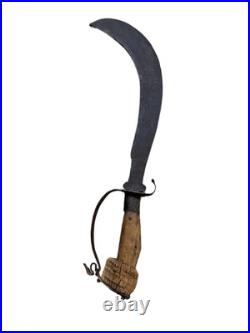 18C Antique Original South Curve Indian Kattti Dagger Period Collectible