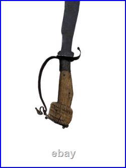 18C Antique Original South Curve Indian Kattti Dagger Period Collectible