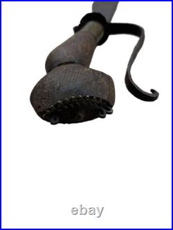 18C Antique Original South Curve Indian Kattti Dagger Period Collectible Display
