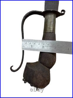 18C Antique Original South Curve Indian Kattti Dagger Period Collectible Display