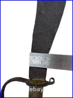 18C Antique Original South Curve Indian Kattti Dagger Period Collectible Display