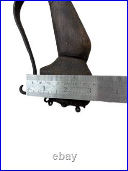 18C Antique Original South Curve Indian Kattti Dagger Period Collectible Display