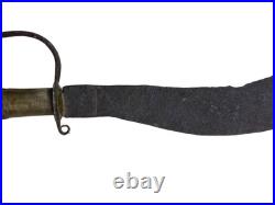 18C Antique Original South Curve Indian Kattti Dagger Period Collectible Display