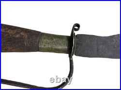 18C Antique Original South Curve Indian Kattti Dagger Period Collectible Display
