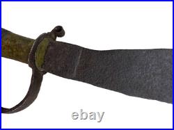 18C Antique Original South Curve Indian Kattti Dagger Period Collectible Display
