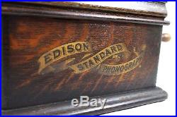 1903 Thomas Edison Standard Phonograph 100% Original Antique