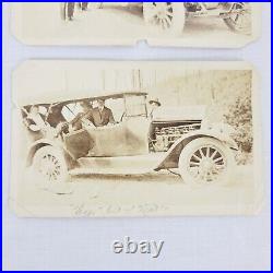 1918 Antique Photos Buick Car Breakdown Meadowdale Washington Family Trip