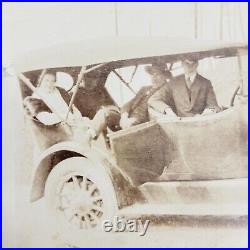 1918 Antique Photos Buick Car Breakdown Meadowdale Washington Family Trip