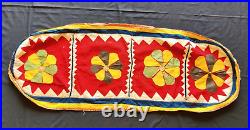 1920s Vintage Handmade Flowers Design Rug Rare Decorative Old Collectible Cl18