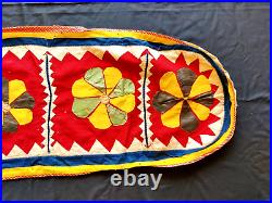 1920s Vintage Handmade Flowers Design Rug Rare Decorative Old Collectible Cl18