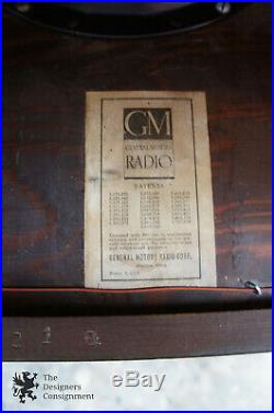 1930 General Motors 140 The Late Italian Radio Antique Console Cabinet 50