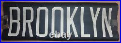 1930's Antique NYC New York City Subway IND Front Destintion Roll Sign BROOKLYN
