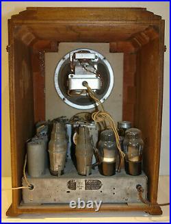 1934/35 Zenith Model 808 Vacuum Tube Antique Radio - GORGEOUS & Working