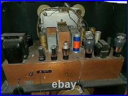 1936 Zenith 12-U-159 12 Tube Floor Antique Radio with Color Dial Working