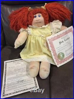 1978 The Little People Collection, hand signed, withoriginal papers cabbage patch