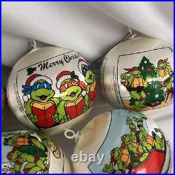 1990 Teenage Mutant Ninja Turtles Satin Ornaments International Silver Company+