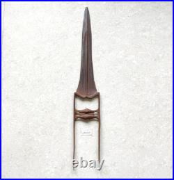 19c Antique Steel Long 17.25 Tiger Knife Dagger Mughal Sirohi State Rare IR230