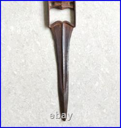 19c Antique Steel Long 17.25 Tiger Knife Dagger Mughal Sirohi State Rare IR230