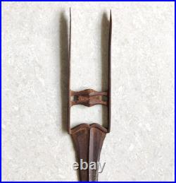 19c Antique Steel Long 17.25 Tiger Knife Dagger Mughal Sirohi State Rare IR230