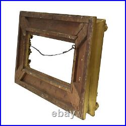 19th cent old wooden frame, original gilding dimensions 23,2 x 10,6 in