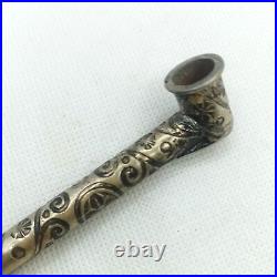 2 Ancient Rare Extremely Pipes Branze Viking Artifact Authentic Amazing Stunning