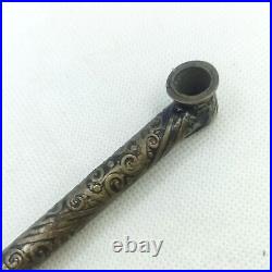 2 Ancient Rare Extremely Pipes Branze Viking Artifact Authentic Amazing Stunning