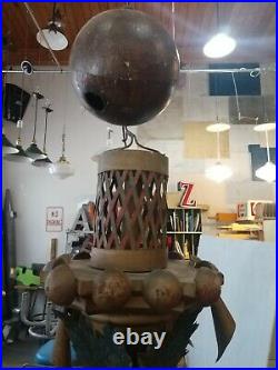 2 Reclaimed Antique Masonic temple lodge columns/pillars withglobes. Indiana