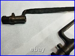 (2) SET Antique Army Military Rifle Edged Weapon Socket Bayonets Unmarked